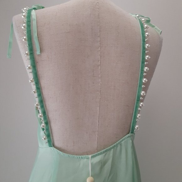 For Love And Lemons Mint Green Maxi Dress - Picture 4 of 7